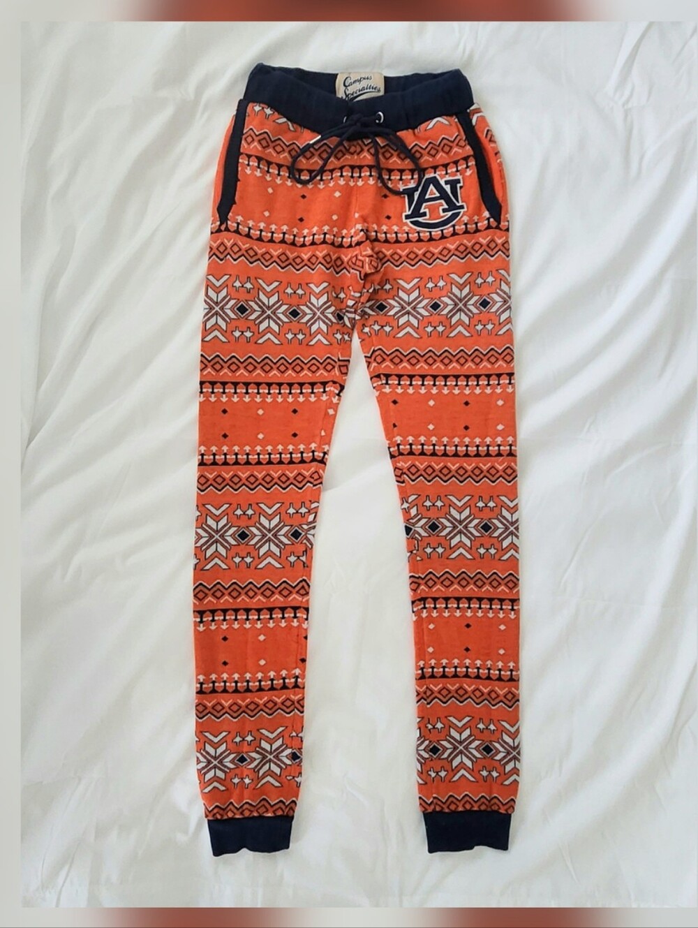 Auburn University Womens size xs sweats/leggings - Picture 2 of 7